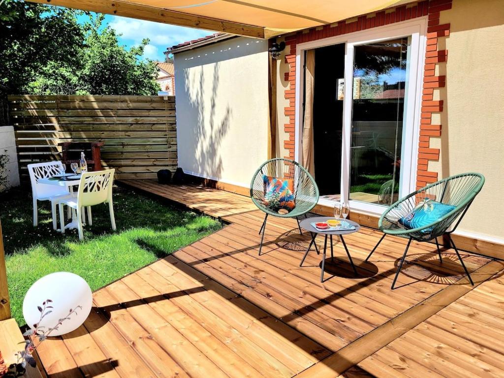 Copacabana Tiny House Studio Terrasse Jardin Villa Saint-Aignan-Grand-Lieu Exterior photo